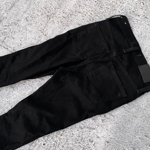 Madewell Women Jeans Black Denim Skinny 10 in High Rise Jeans Size 25 - Picture 4 of 11